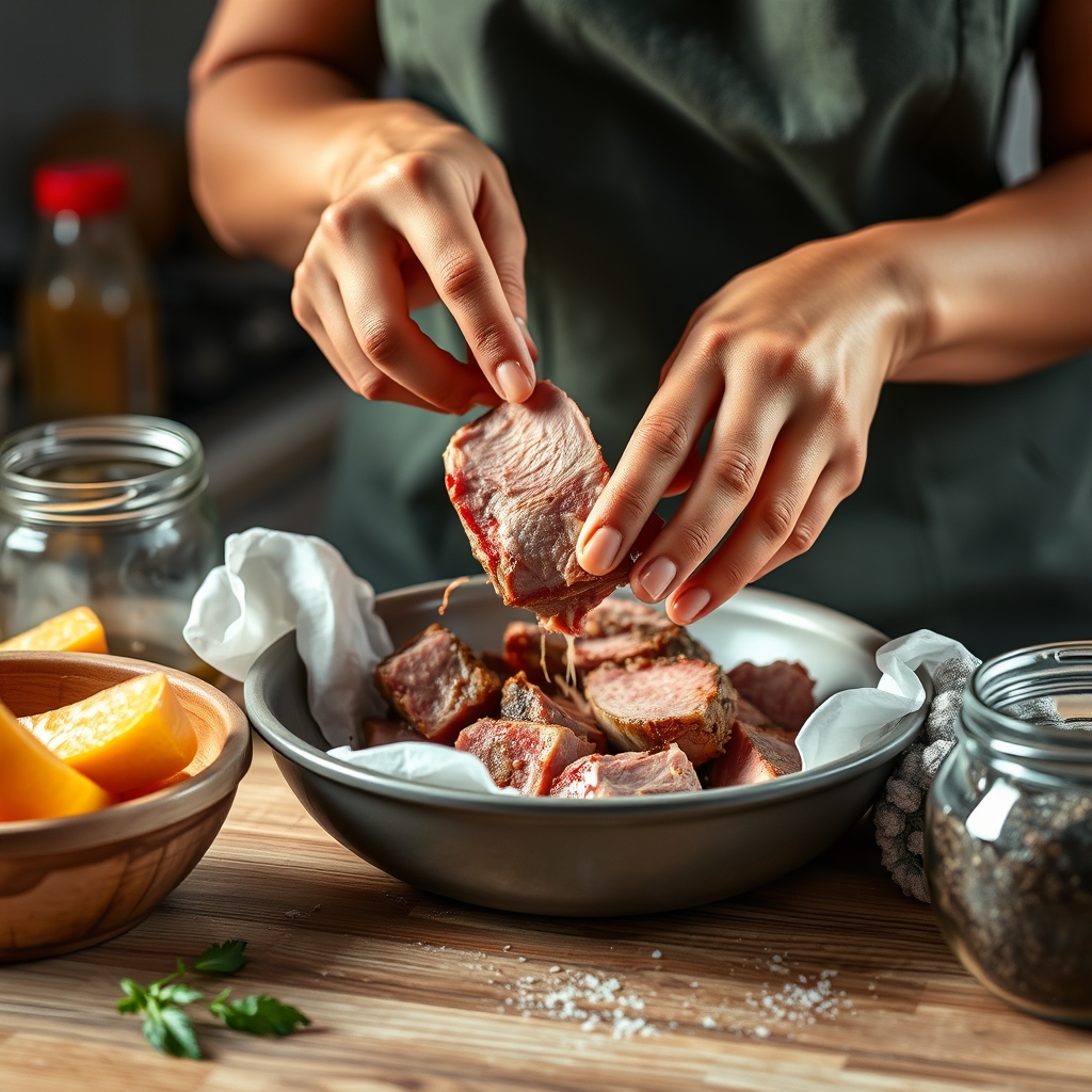 4 Receitas Simples para Reaproveitar Restos de Carne e Reduzir o Desperdício - passo prático 1