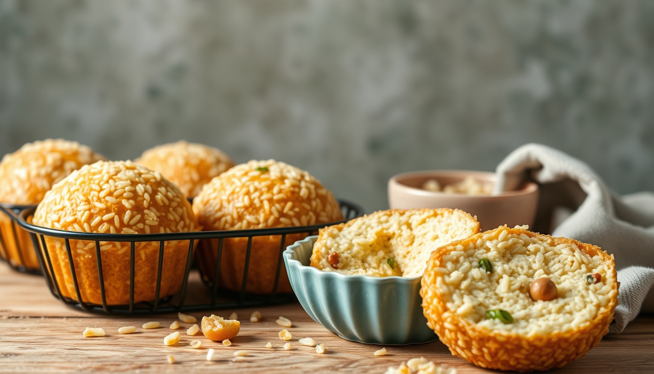 Bolinhos Crocantes de Arroz: Receita Fácil e Econômica para Aproveitar Sobras - Variações criativas e substituições