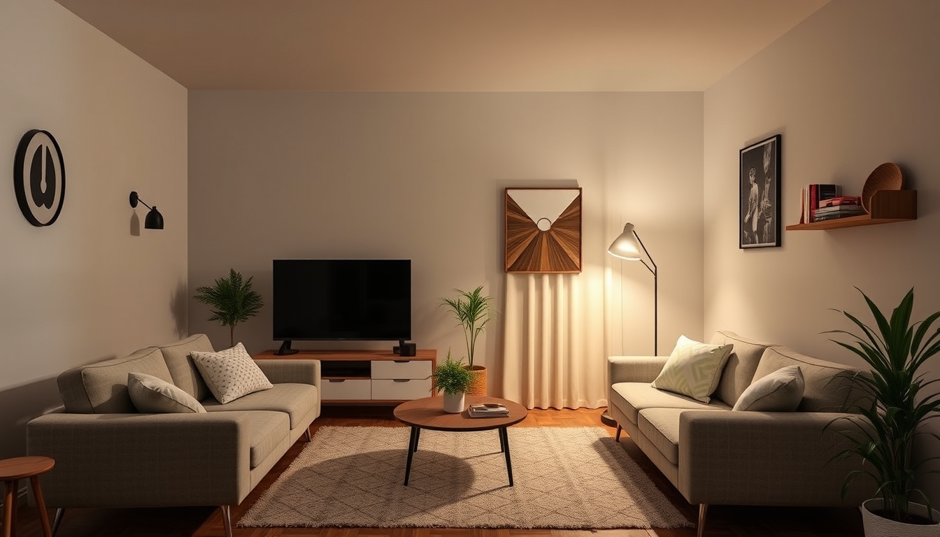 Como deixar a sala mais aconchegante usando iluminação de baixa energia e tecidos macios - 3 Automatização e timers