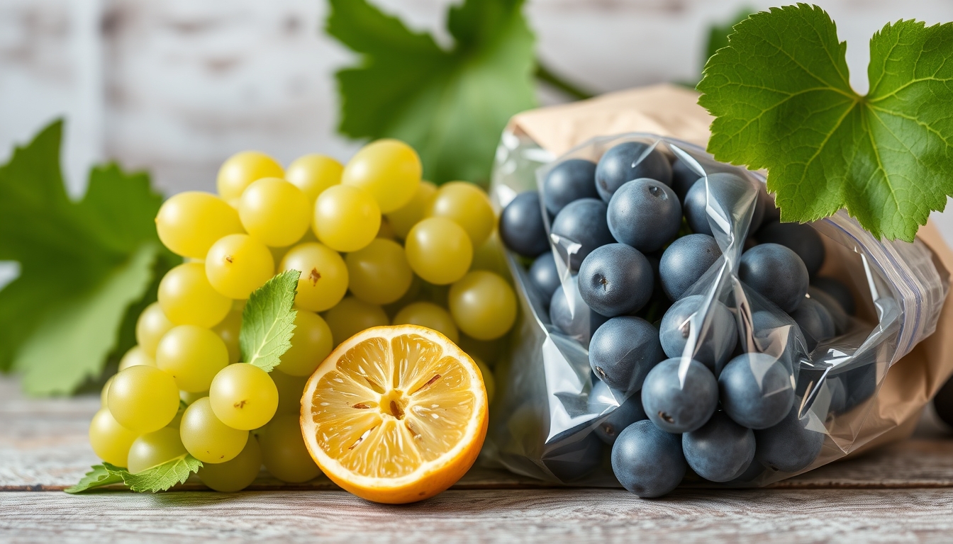 Como preservar frutas frescas por mais tempo usando técnicas caseiras de embalagem - Qual a melhor forma de armazenar uvas