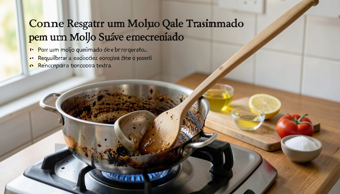 Como Resgatar um Molho Queimado e Transformá‑lo em um Molho Suave novamente - Por que um molho queimado pode ser recuperado