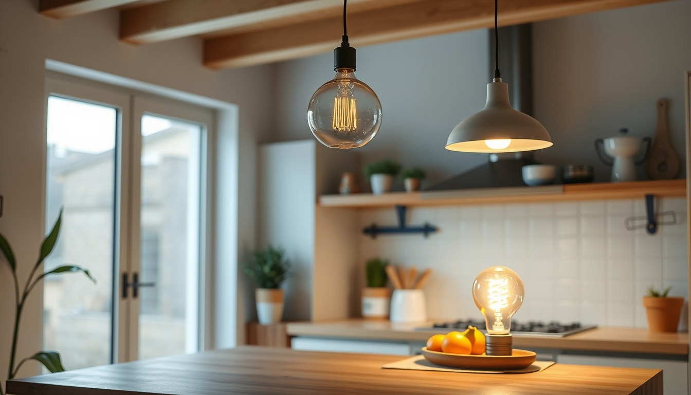 Economize energia: 5 hábitos simples para reduzir a conta de luz da sua cozinha - 1 Ajuste a iluminação: troque lâmpadas incandescentes por LED