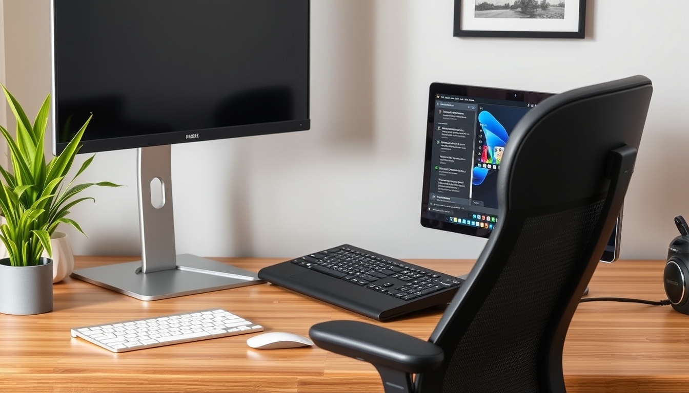 Guia prático: como montar um espaço de trabalho ergonômico em casa em 2026 - Ferramentas auxiliares