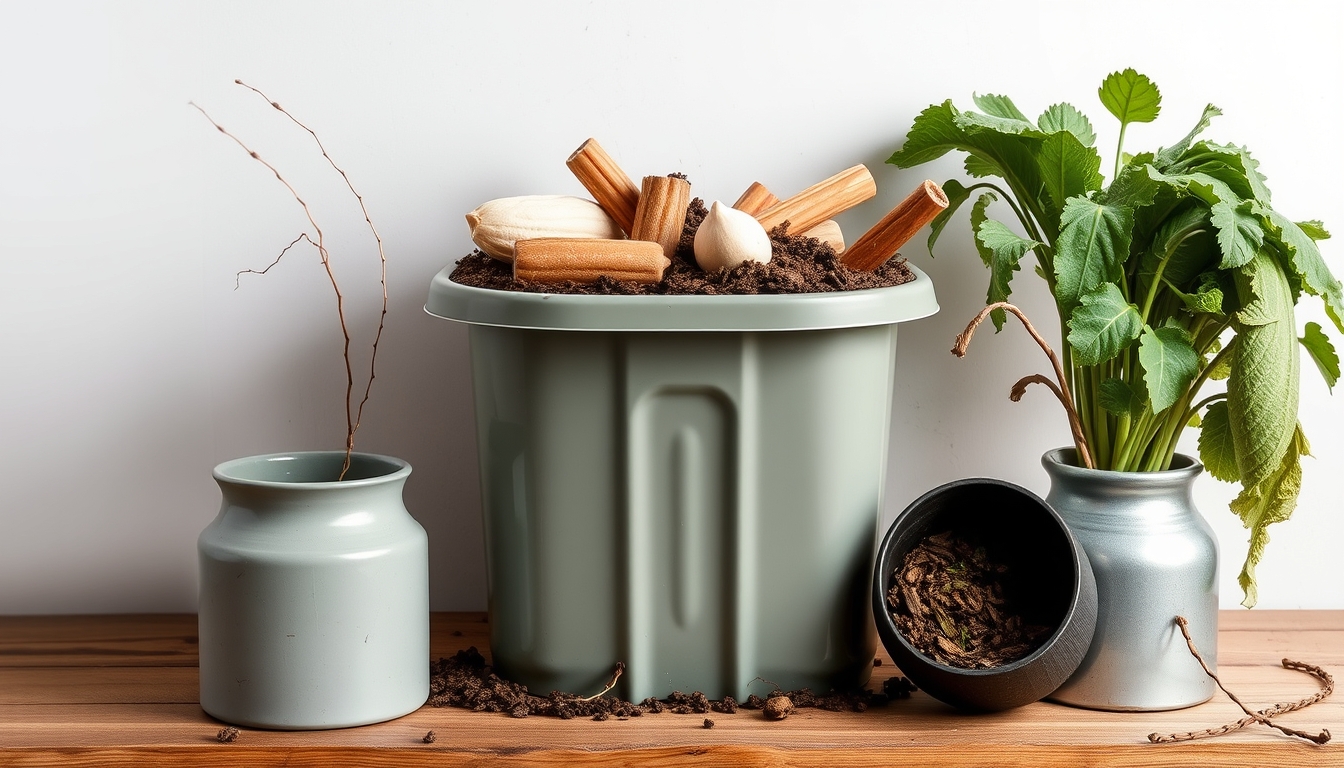 Guia rápido de compostagem doméstica: transforme restos em adubo em 1 semana - Materiais Necessários