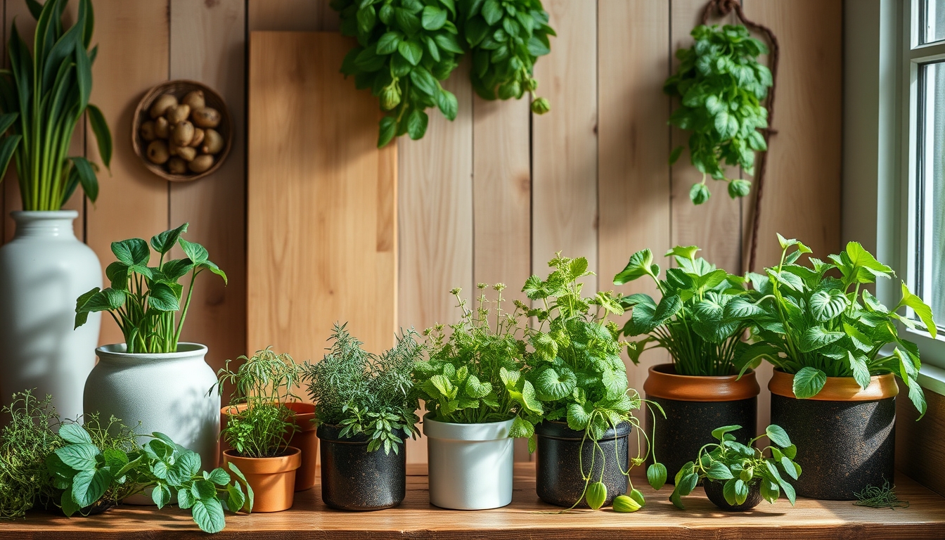 Horta caseira para iniciantes: como cultivar verduras frescas em vasos passo a passo
