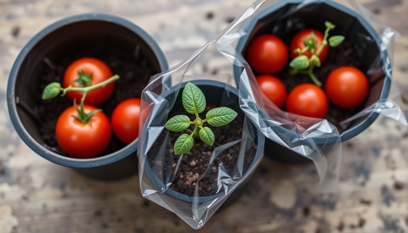 Jardinagem fácil: como germinar sementes de tomate em copos reutilizáveis - 1 Crie um miniambiente úmido