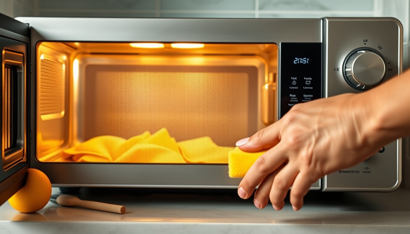 Manutenção preventiva: 6 cuidados mensais para prolongar a vida do seu micro-ondas - 3 Desodorização regular